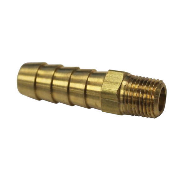 3/8 Inch Barb X 1/8 Inch Pipe Brass Hose Fitting