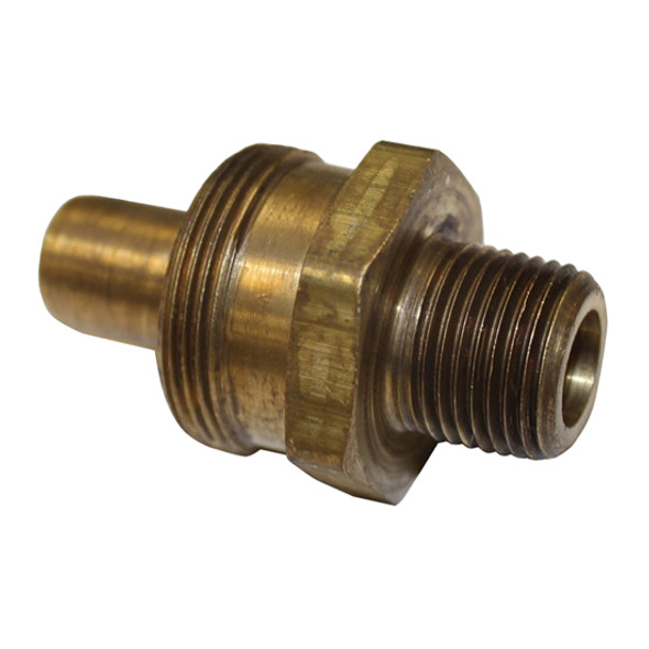1/2 X 3/8 Inch Brass Coupling Body