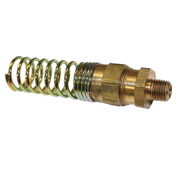 3/8 X 1/4 Inch Brass Hose Coupling W/ Spring