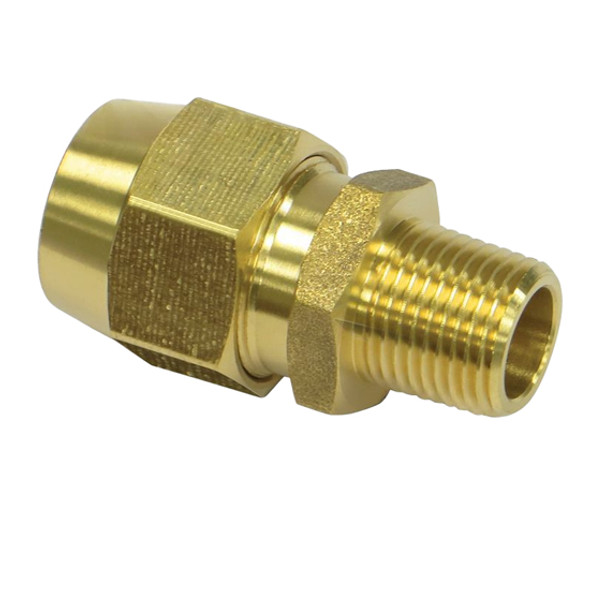 1/2 X 1/2 Inch Brass Hose Coupling W/ Spring