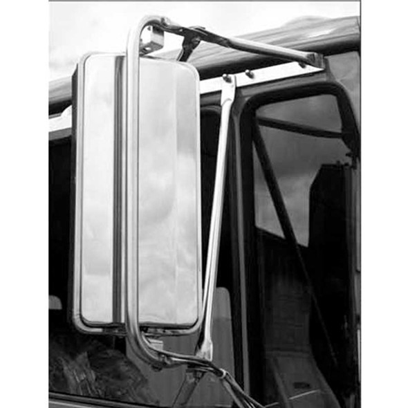 7 X 16 Inch Stainless Steel Motorized West Coast Mirror- Heated 7 X 16 Inch Stainless Steel Motorized West Coast Mirror- Heated