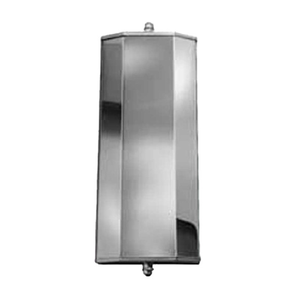 7 X 16 Inch Stainless Steel West Coast Mirror Heated & Stud Mount 7 X 16 Inch Stainless Steel West Coast Mirror Heated & Stud Mount