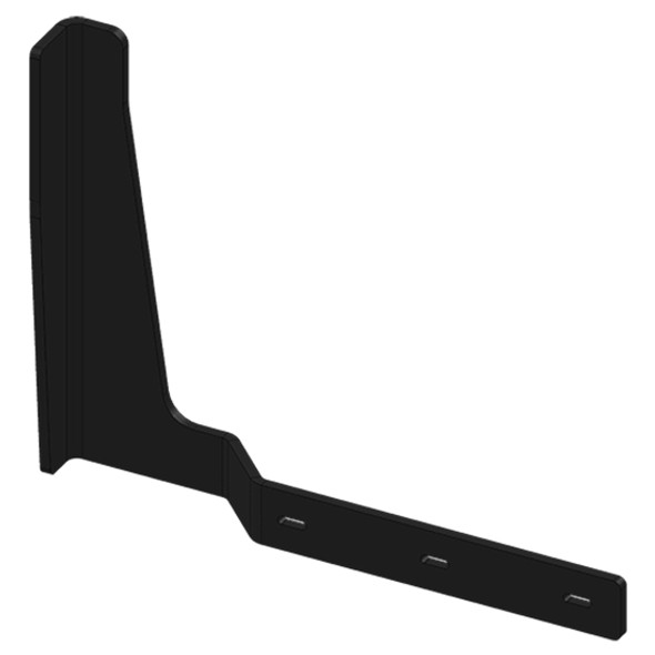 Passenger Side Stainless Steel Down Low Rear Fender Bracket By Hogebuilt
