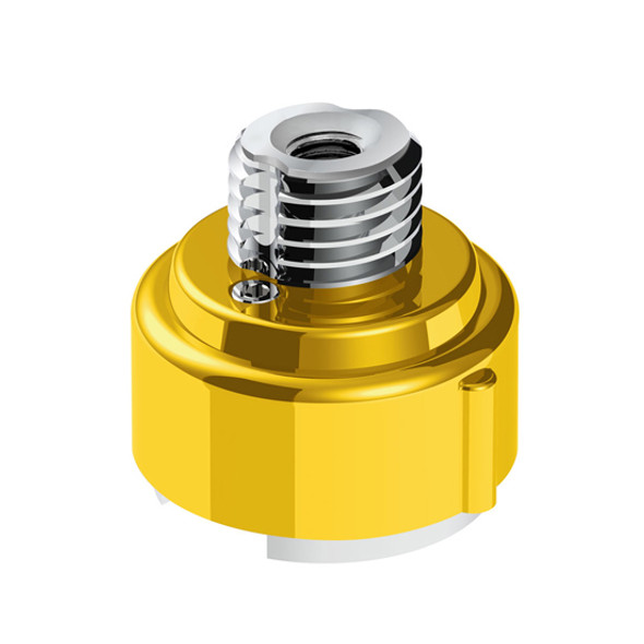 M30 X 3.5 Thread- On Gearshift Adapter W/ LED Mount- Electric Yellow For Eaton- Fuller 9/10 Speed