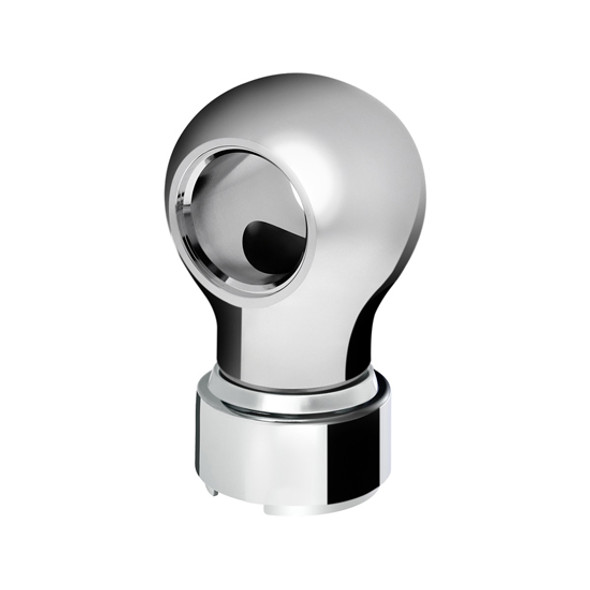 Thread-On Charlotte Style Gearshift Knob With 9/10 Speed Adapter- Chrome