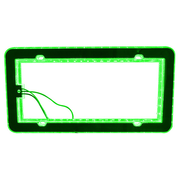 Green LED Dual Function License Plate Halo Light - Backlight / Under Glow