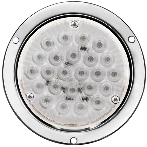 5- 5/16 Inch Round Sleeper Light W/ Housing - Blue LED