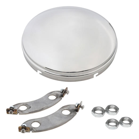Stainless Steel Rear Domed Baby Moon Drive Axle Cover- No Logo