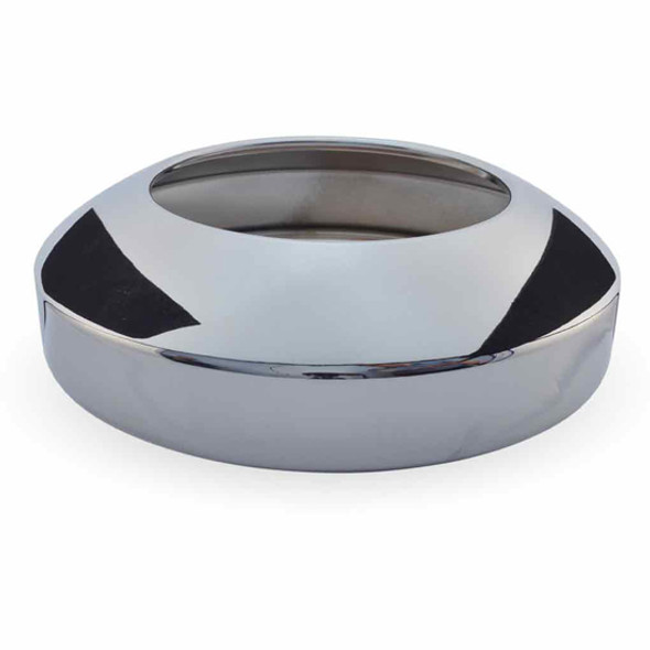 8- 1/4 Inch Chrome Rear Dome Hub Cap W/ 1 Inch Lip 8- 1/4 Inch Chrome Rear Dome Hub Cap W/ 1 Inch Lip