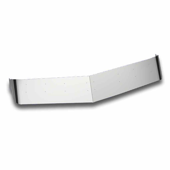 12 Inch Blank Stainless Steel Drop Visor Fits Mack