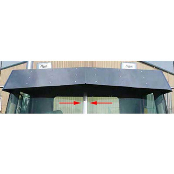 Stainless Steel Center Windshield Post Trim Fits Mack CV713 Granite & Mack GU713