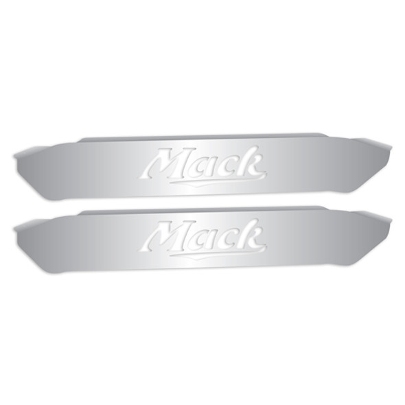 Stainless Steel Door Kick Plates W/ Mack Logo Cut Out Stainless Steel Door Kick Plates W/ Mack Logo Cut Out