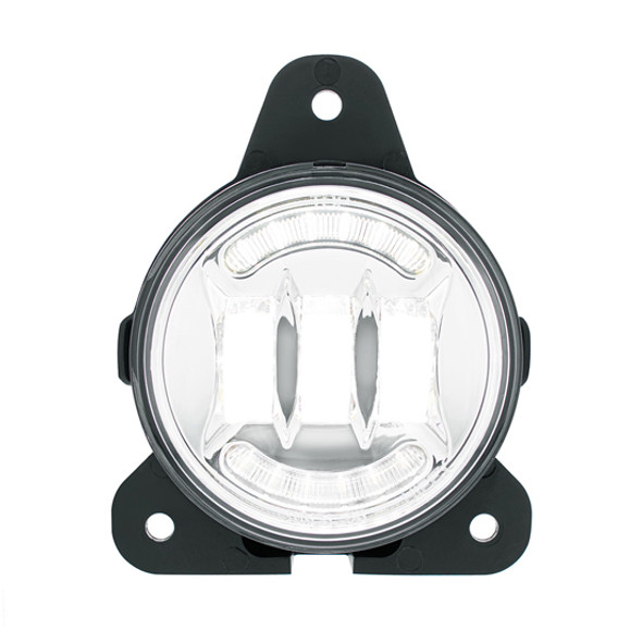 Chrome 6 LED Projector Fog Light Fits Volvo VNR