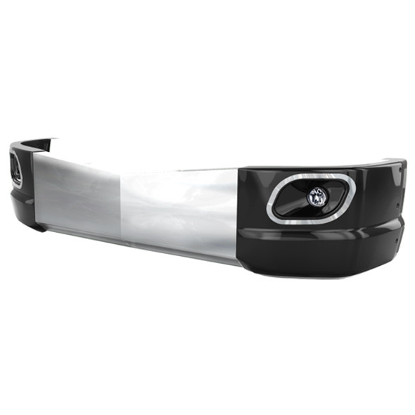 Hybrid A.R.E. Bumper With Recessed Plate Holder Fits Peterbilt 579 Hybrid A.R.E. Bumper With Recessed Plate Holder Fits Peterbilt 579