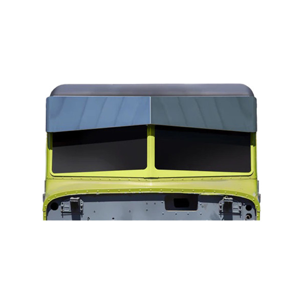 11 X 8 Inch Stainless Steel Blind Mount Bowtie Visor Fits Peterbilt 11 X 8 Inch Stainless Steel Blind Mount Bowtie Visor Fits Peterbilt