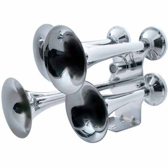 Chrome 3 Trumpet Competition Series Train Horn W/ 150 db +- 10db