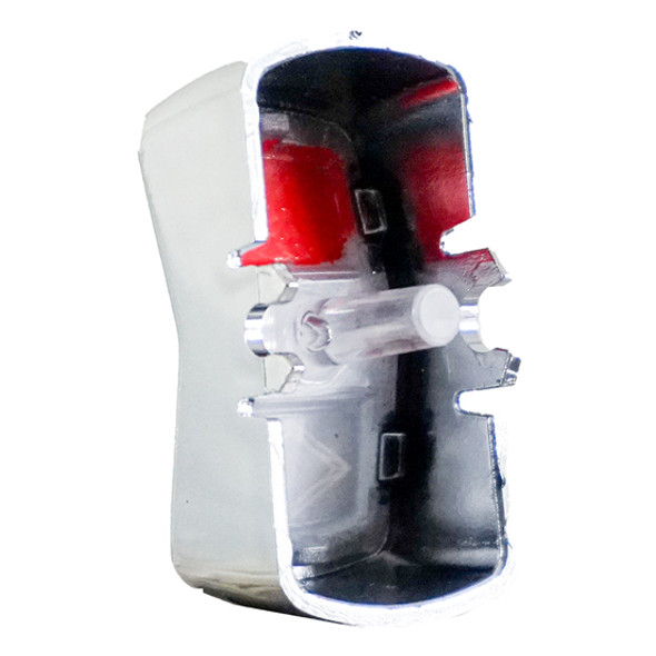 Peterbilt 335, 365, 367, 378, 379, 386, 388, 389 Chrome Vertical Front Chain Actuator Switch Cover By Rockwood