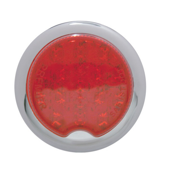 3.5 Inch 17 Diode Vintage Light - Red LED / Red Lens