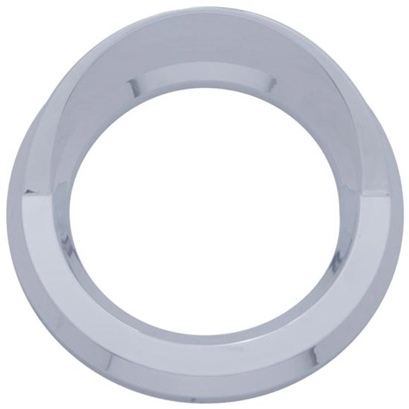 Chrome Plated Plastic 4 Inch Security Ring & Snap-On Bezel W/ Visor Kit