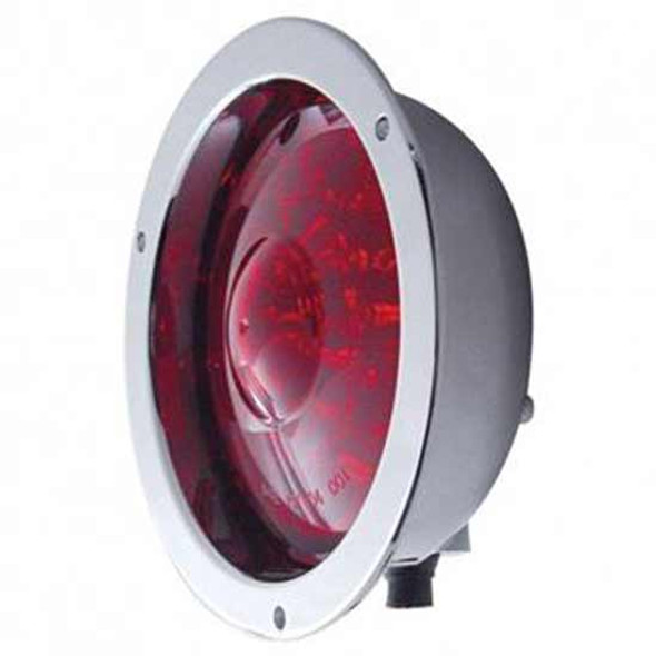 4 Inch LED Light W/ Chrome Plated Steel Mounting Flange