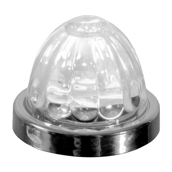 1.5 Inch Small Watermelon Style Dual Function Light W/ Cool White LED/ Clear Lens By Legendary 1.5 Inch Small Watermelon Style Dual Function Light W/ Cool White LED/ Clear Lens By Legendary