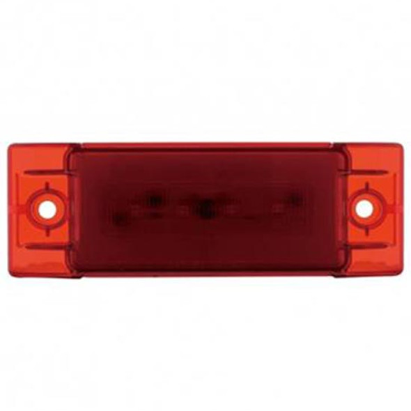 Rectangular GLO Clearance/ Marker Light - Red LED / Red Lens- 16 LED Rectangular GLO Clearance/ Marker Light - Red LED / Red Lens- 16 LED