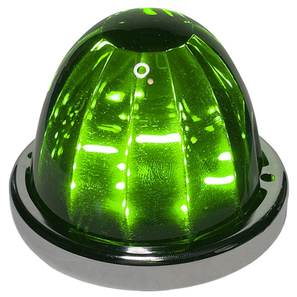 Valley Chrome 3.5 Inch Green Surface Mount Watermelon Light Valley Chrome 3.5 Inch Green Surface Mount Watermelon Light