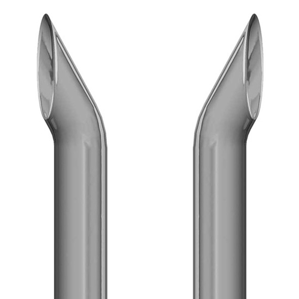 7 X 102 Inch Short 30 Exhaust Kit W/ 7-5 Inch Long Drop Elbows, 5 Inch Chrome Tee, 55 Inch Center Spool & 4 Cab Brackets By Lincoln Chrome Fits Peterbilt 359 Day Cab 7 X 102 Inch Short 30 Exhaust Kit W/ 7-5 Inch Long Drop Elbows, 5 Inch Chrome Tee, 55 Inch Center Spool & 4 Cab Brackets By Lincoln Chrome Fits Peterbilt 359 Day Cab