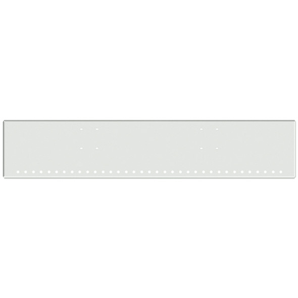 Valley Chrome 22 Inch Chrome American Eagle Boxed End Bumper W/ 35 Round 3/4” Light Holes & Mounting Holes Fits International 9900I, 9900I