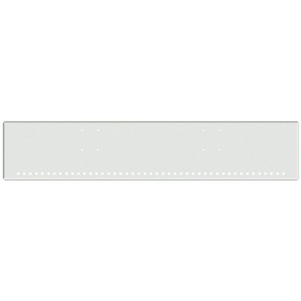 Valley Chrome 22 Inch Chrome American Eagle Boxed End Bumper W/ 45 Round 3/4” Light Holes & Mounting Holes Fits International 9900I, 9900I