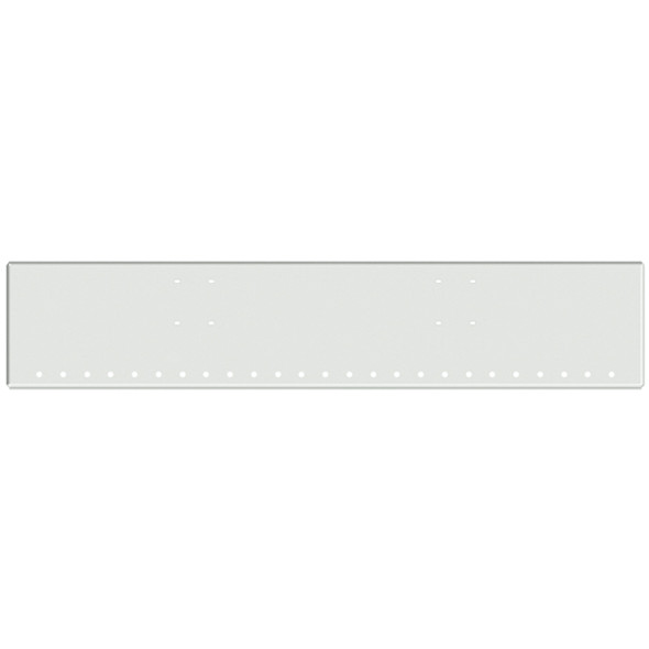 Valley Chrome 22 Inch Chrome American Eagle Boxed End Bumper W/ 25 Round 3/4” Light Holes & Mounting Holes Fits International 9900I, 9900I