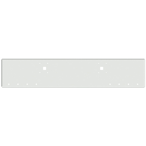 Valley Chrome 18 Inch Chrome American Eagle Boxed End Bumper W/ Tow & 8 Round 3/4” Light Holes Fits International 9900I, 9900I