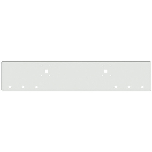 Valley Chrome 18 Inch Chrome American Eagle Boxed End Bumper W/ Tow, 6 M3- P3 Light Holes & Mounting Holes Fits International 9900I, 9900I