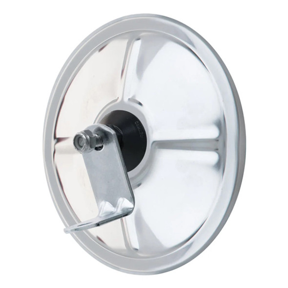 6 Inch Stainless Steel Convex Mirror W/ J Bracket– Center Mount