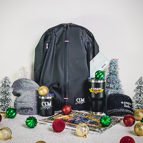 Chrome Shop Mafia Backpack Merch Gift Set W/ White Decal