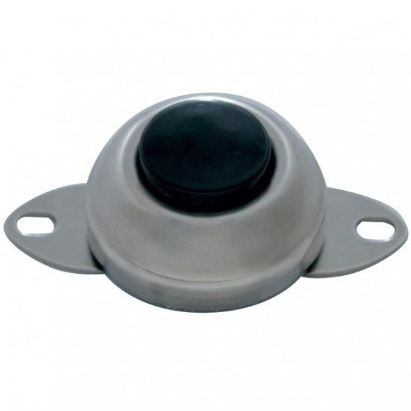 Chrome Horn Button Switch W/ Black Center Button