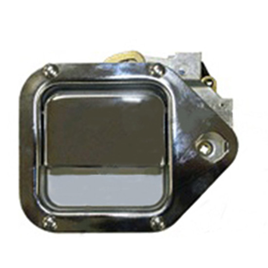 Chrome Sleeper Door Handle - Old Style For Kenworth T600, T800 & W900 Passenger Side