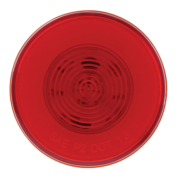 2.5 Inch 9 Diode GLO Clearance & Marker Light - Red Lens / Red Lens