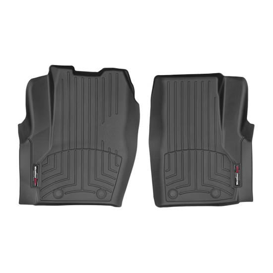 Black Front Floor Liner For Freightliner M2 W/ Vinyl Floors