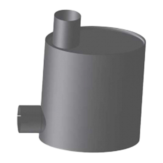 BESTfit 10 X 15 X 16 Inch Type 4 Muffler For Mack