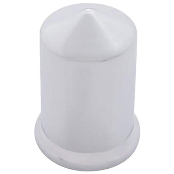 1.5 Inch X 3 Inch Chrome Plastic Long Top Hat Nut Cover, Push On