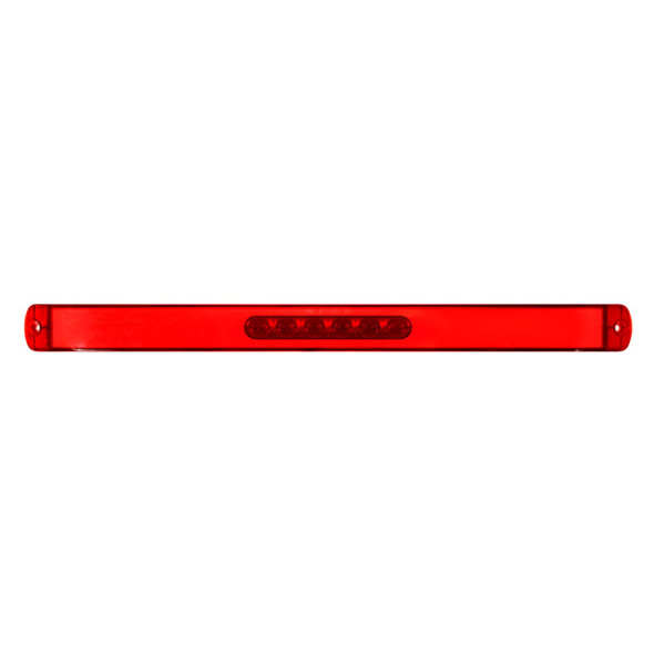 17 Inch 28 Diode GLO Red LED Stop, Tail, Turn Light Bar W/ Red Lens