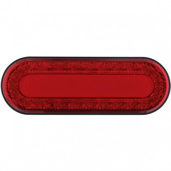 6 Inch Mirage Oval Stop, Turn & Tail LED Light W/ 24 Diodes & Red Lens
