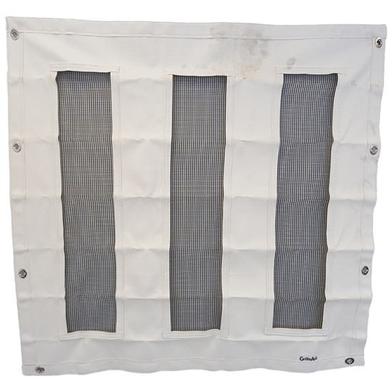 White Non Quilted Vinyl Winter Front Oe Style For Kenworth W900L