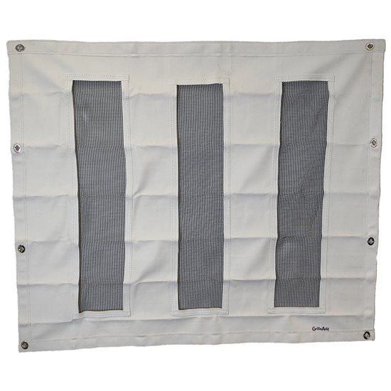 White Non Quilted Vinyl Winter Front Oe Style For Kenworth W990