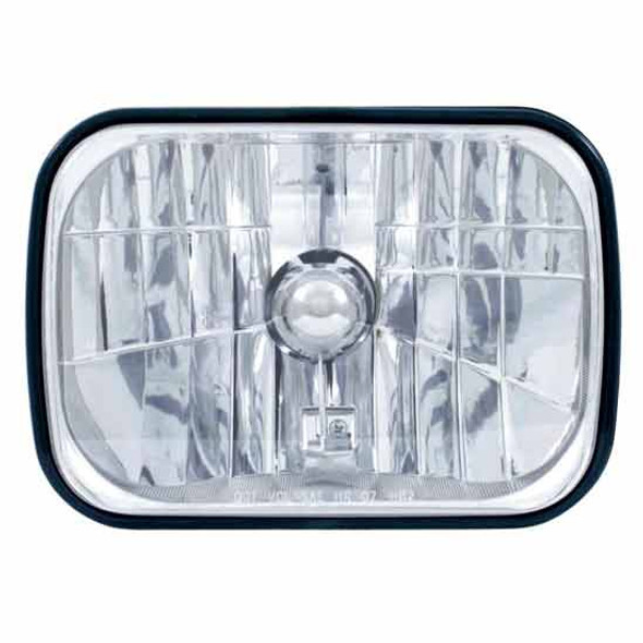 5 X 7 Inch Crystal Rectangular Halogen Headlight