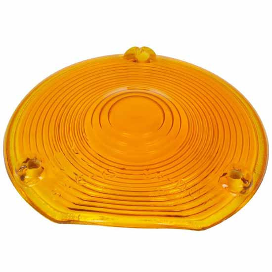 8 Inch 4 1/ Glass Classic Rnd Style Lens - Light Amber