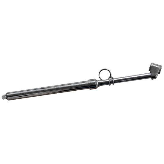 Chrome Truck Tire Gauge With Slide - 10 - 150 Psi
