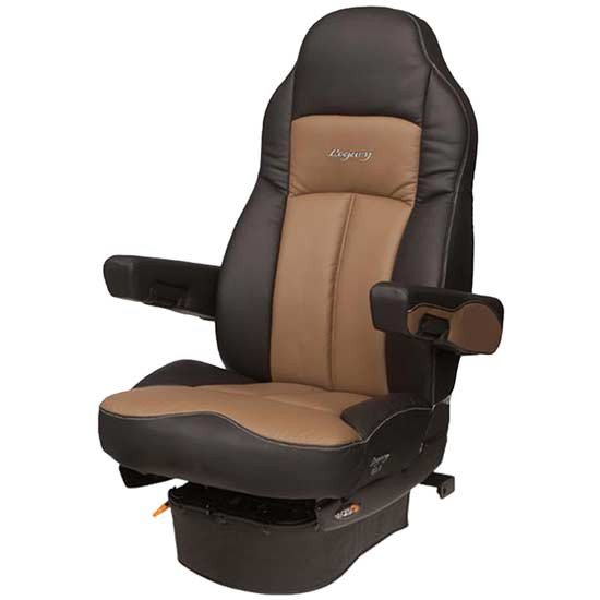 Seats Inc. Legacy Lo Seat With High Back, Low Base - Duraleather Black / Brown
