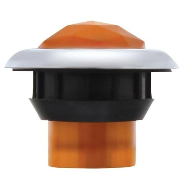 Amber 3 LED Dual Function Mini Clearance & Marker Light W/ Faceted Amber Lens